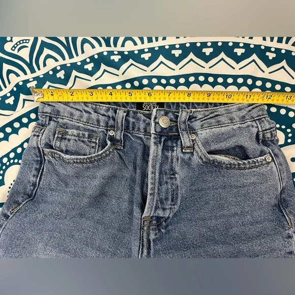 🌟❣️4/$10❣️🌟 Simple Society size 00/23 distressed jeans - Picture 3 of 6